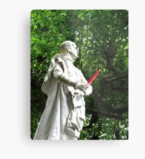 Red feather statue Metal Print