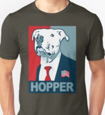 Feel The Hopper (Red White and Hopper) Unisex T-Shirt