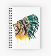 Lion Warrior Spiral Notebook