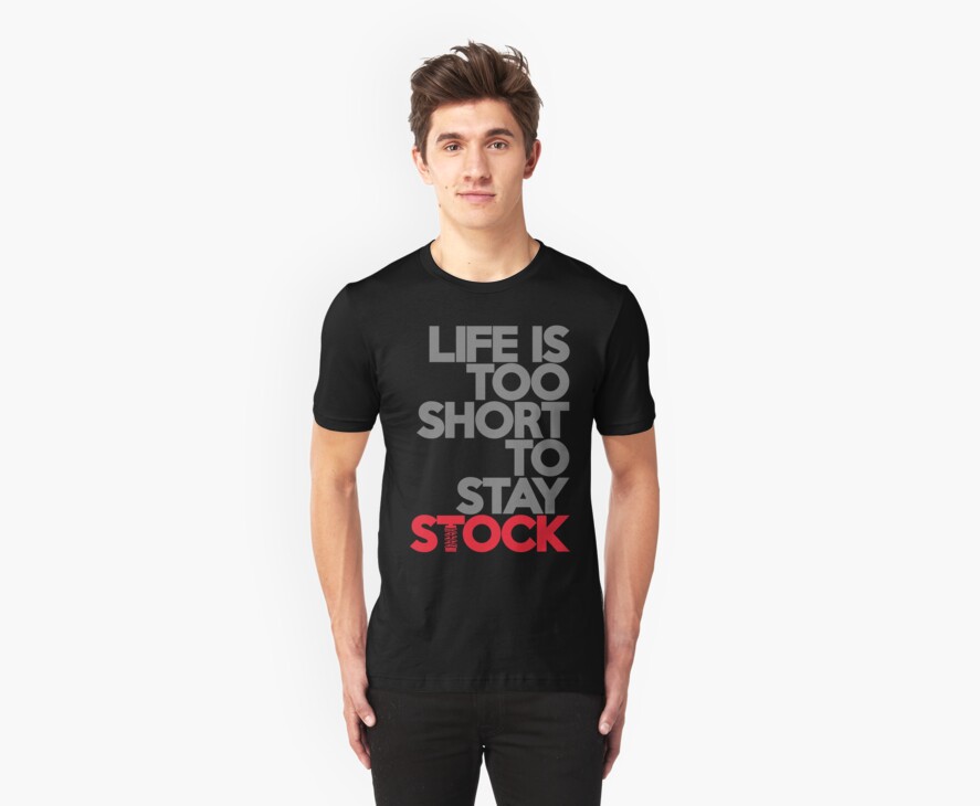 i like the stock t shirt