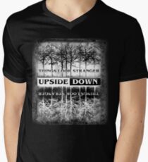 Stranger Things - Upside Down Design Men's V-Neck T-Shirt