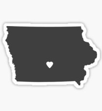 Iowa Charcoal Sticker