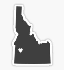 Idaho Charcoal Sticker