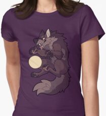 Camiseta entallada para mujer Garra en la luna