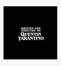 Lámina fotográfica Quentin Tarantino