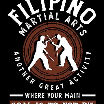 Large group of students practice filipino eskrima arnis stick