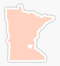 Minnesota Peach Sticker