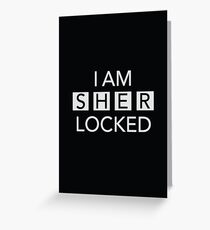 Sherlocked Greeting Card