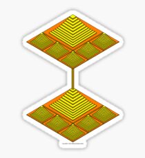 Ziggurat Glyph 10 Sticker