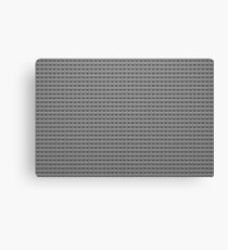 Building Block Brick Texture - Gray Canvas Print
