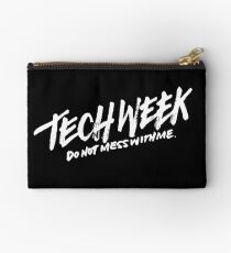 Tech Week (White Text) Studio Pouch