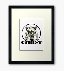 Trickster Jade Framed Print