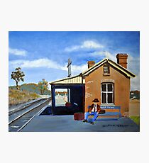WAITING- STUART TOWN NSW Photographic Print
