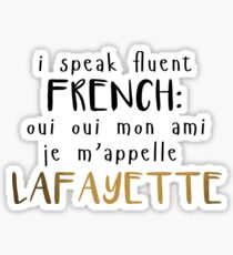 Fluent French Sticker