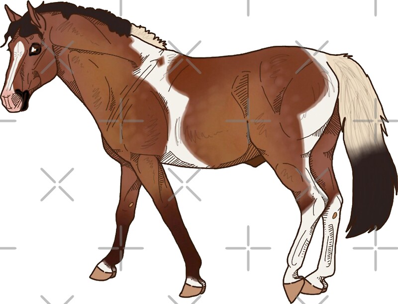 "Paint Horse" Stickers by kelseydjpaint Redbubble