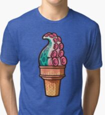 Tentacle Treat (gumdrop) Tri-blend T-Shirt