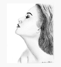 Grace Kelly drawing Photographic Print