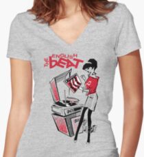 THE ENGLISH BEAT Women's Fitted V-Neck T-Shirt