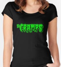 The Cramps (green) Women's Fitted Scoop T-Shirt