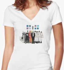 Stanley Kubrick Women's Fitted V-Neck T-Shirt