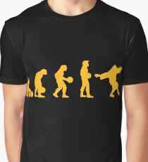 The Big Lebowski evolution yellow Graphic T-Shirt