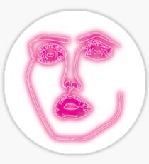 Disclosure Face Neon Sticker