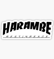 Harambe - Trasher Sticker