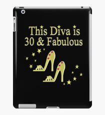 30TH BIRTHDAY DIVA iPad Case/Skin