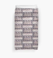 Grey Lego Storm Trooper line up Duvet Cover