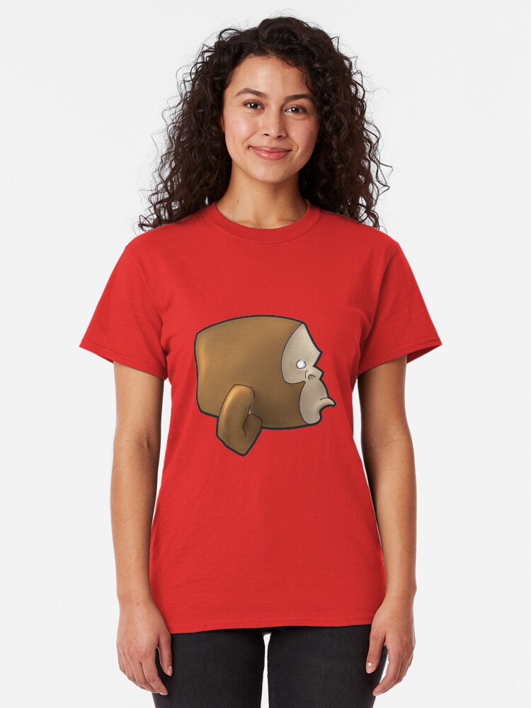 Alternate view of Monkey Socks Design Logo Classic T-Shirt