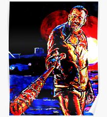 Póster Walking Dead Negan-Eeny Meeny Miney Mo
