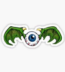 Demon Winged Eyeball Sticker