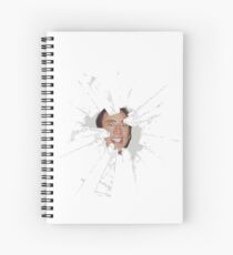 Nicolas Cage Cracked Rape Face Spiral Notebook