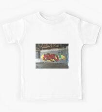 Selfie Red Graffiti in Funky Town Kids Tee