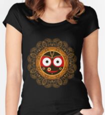 Jagannath. Indian God of the Universe. Lord Jagannatha. Women's Fitted Scoop T-Shirt