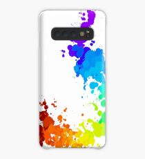 Rainbow Splatter Case/Skin for Samsung Galaxy