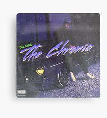 Dr. Dre - The Chronic (fan made album cover) Metal Print