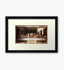 The Last Supper by Leonardo Da Vinci Framed Print