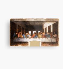 The Last Supper by Leonardo Da Vinci Metal Print