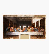 The Last Supper by Leonardo Da Vinci Photographic Print