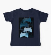 PS3 Gaming blue Baby Tee