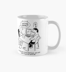 Man in a dating agency wants an ambitious girl Mug