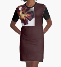 Crisp Rose Graphic T-Shirt Dress
