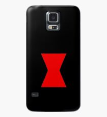 Black Widow Logo Case/Skin for Samsung Galaxy