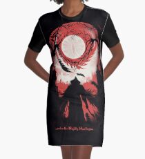 Vestido camiseta Y así comienza la Cacería nocturna