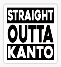 Straight Outta Kanto Sticker