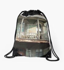 Old City, old house Drawstring Bag