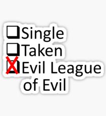 Evil League Of Evil Member Sticker