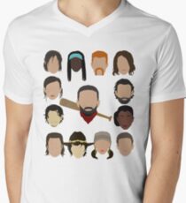 Wen hat Negan getötet? T-Shirt mit V-Ausschnitt