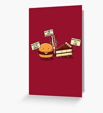 Occupy Stomach Greeting Card